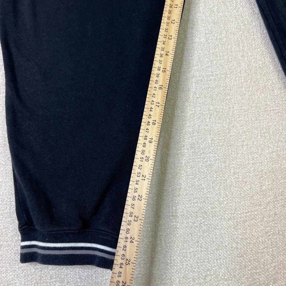 Nike Athleisure Preppy Drawstring Elastic Waist Black Joggers Sweatpants XXL